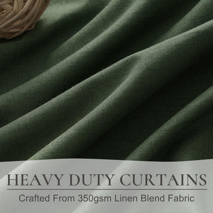 Curtains 70 Inch Length Extra Wide Pinch Pleated Blackout Curtain for Sliding Glass Door/Living