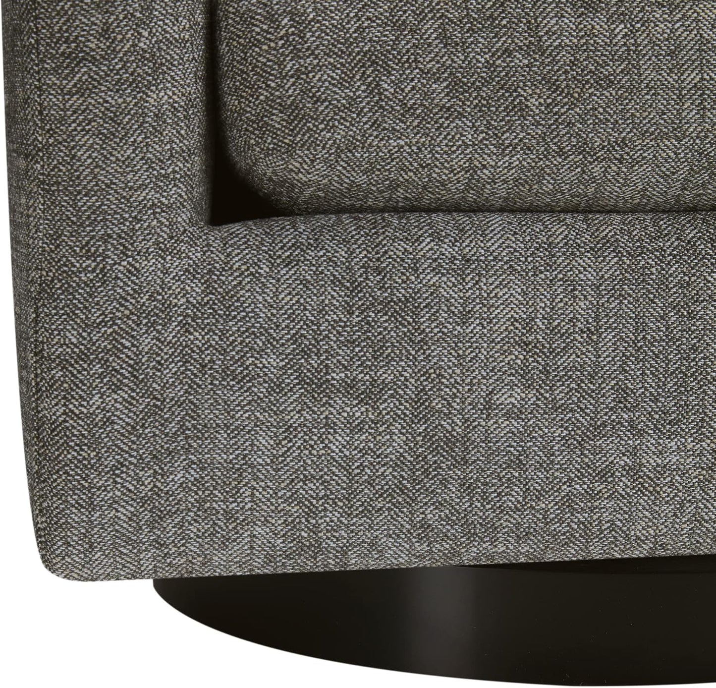 CHITA Swivel Accent Chair, FSC Certified Upholstered Fabric Barrel Chair for Living Room, Fully