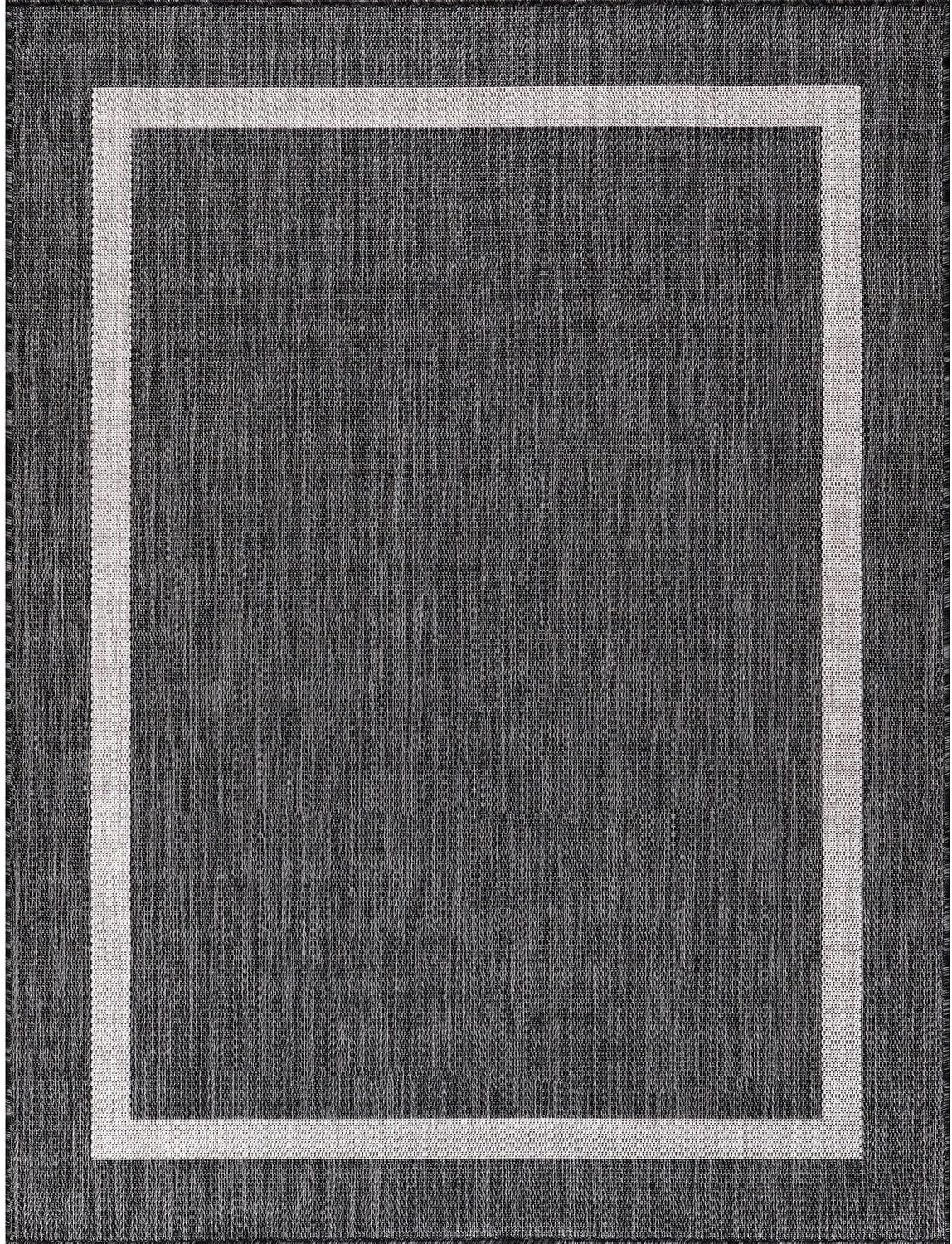 Bordered Outdoor Rug 5x7 Washable Outside Carpet for Indoor Patio Porch Waterproof Easy Cleaning