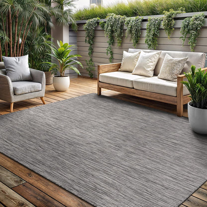 Washable Indoor Outdoor Rug 8x10 Weather Resistant Area Rugs Modern Solid for Porch Deck Balcony