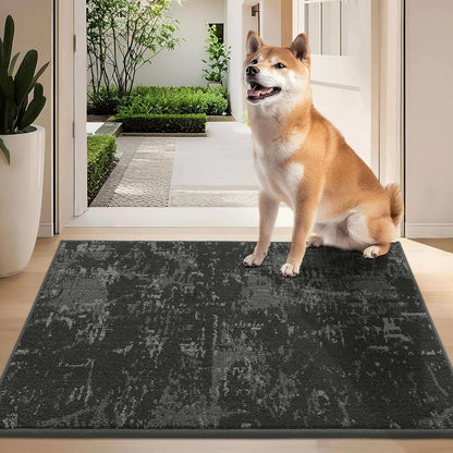 BEQHAUSE Dirt Trapper Door Mat 24"x36" Non-Slip Door Mats Washable Entryway Rugs Stain Resistant