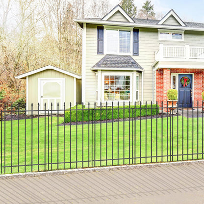Metal Garden Fence 36 in H x 10 ft L,Border Fence Panels Animal Barrier for Dogs, No Dig Garden