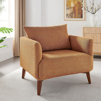 Oversized Accent Chair Modern Boucle Armchair for Living Room Sets of 2 - 37" Wide & Cozy Reading