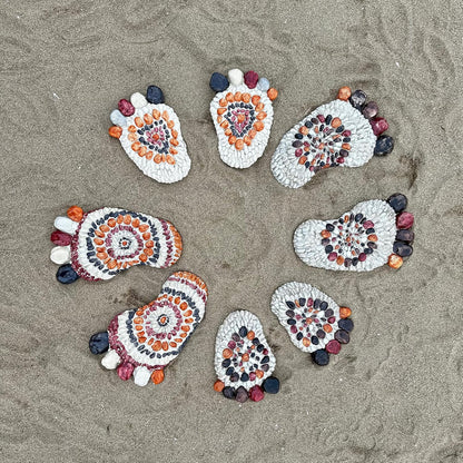Outdooor Stepping Stones - Decorative Garden Stones for Patio, Deck, Garden or Sidewalk Faux