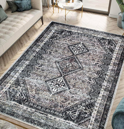 Keen Home Design 3x5 Rug - Machine Washable Entry Rug with Non-Slip Backing, Ideal for Enteryway