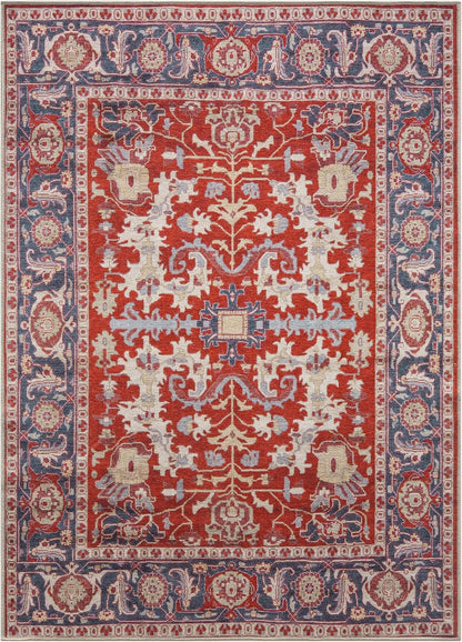 Keen Home Design 5x7 Rug - Machine Washable Area Rug with Non-Slip Backing, Ideal for Living Room