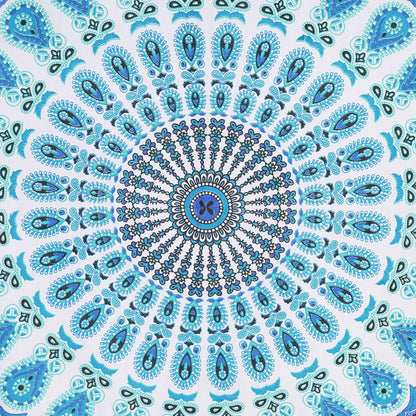 Bless International Handmade Indian hippie Bohemian Psychedelic Peacock Mandala Wall hanging
