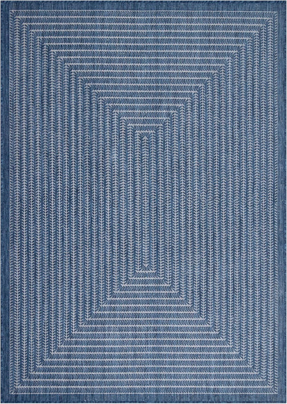 Adiva Rugs Outdoor Indoor Area Rug, Weather Resistant, Easy to Clean, Stain Resistant Floor Mat for