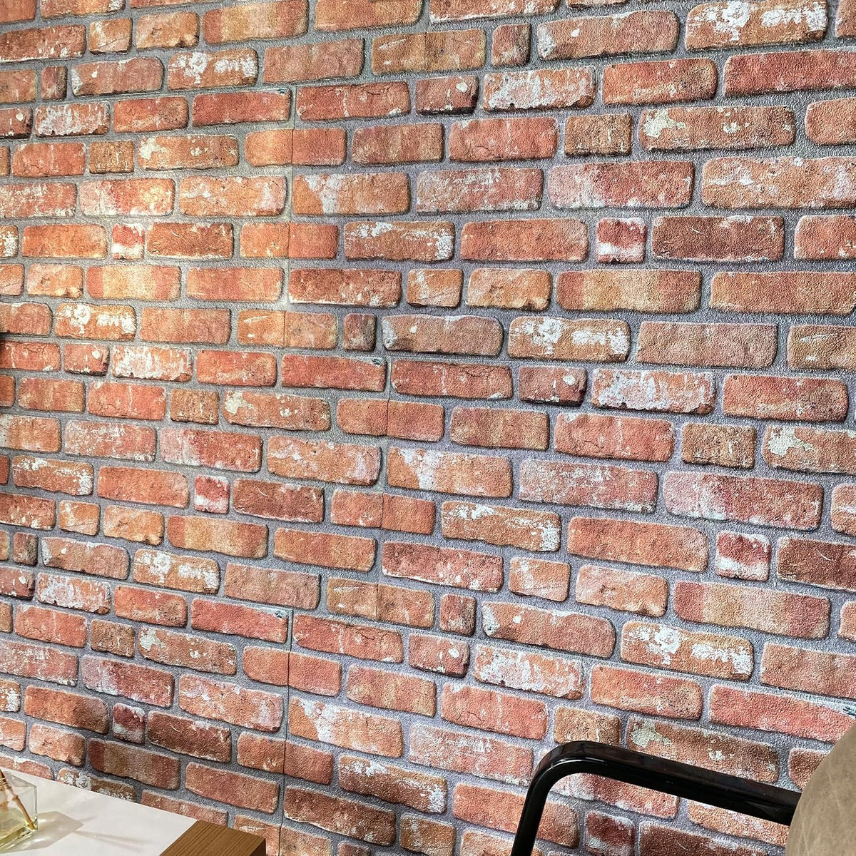 Dundee Deco 3D Wall Panels Faux Brick - Cladding, Red Orange Stone Look Wall Paneling, Styrofoam