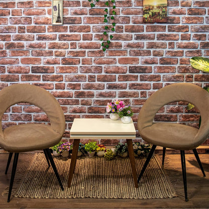 Dundee Deco 3D Wall Panels Faux Brick - Cladding, Mahogany Stone Look Wall Paneling, Styrofoam