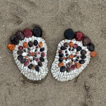 Outdooor Stepping Stones - Decorative Garden Stones for Patio, Deck, Garden or Sidewalk Faux