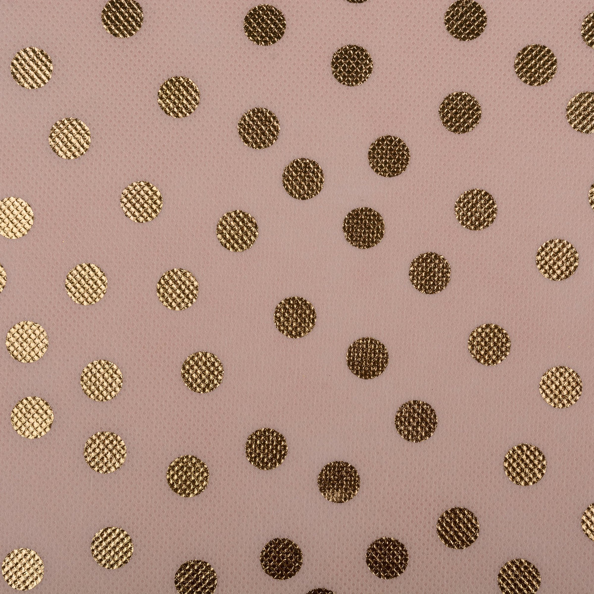 DII Woven Polyester Storage Bin, Polka Dot, Pink & Gold, Small Set of 2