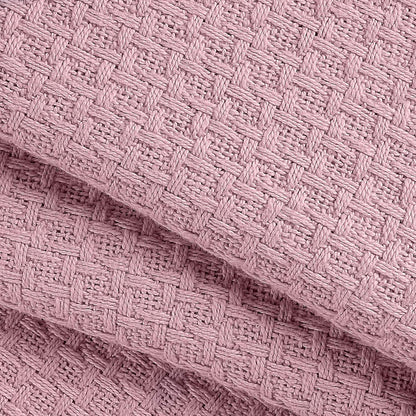 BELIZZI HOME 100% Cotton Bed Blanket, Breathable Bed Blanket Twin Size, Cotton Thermal Blankets