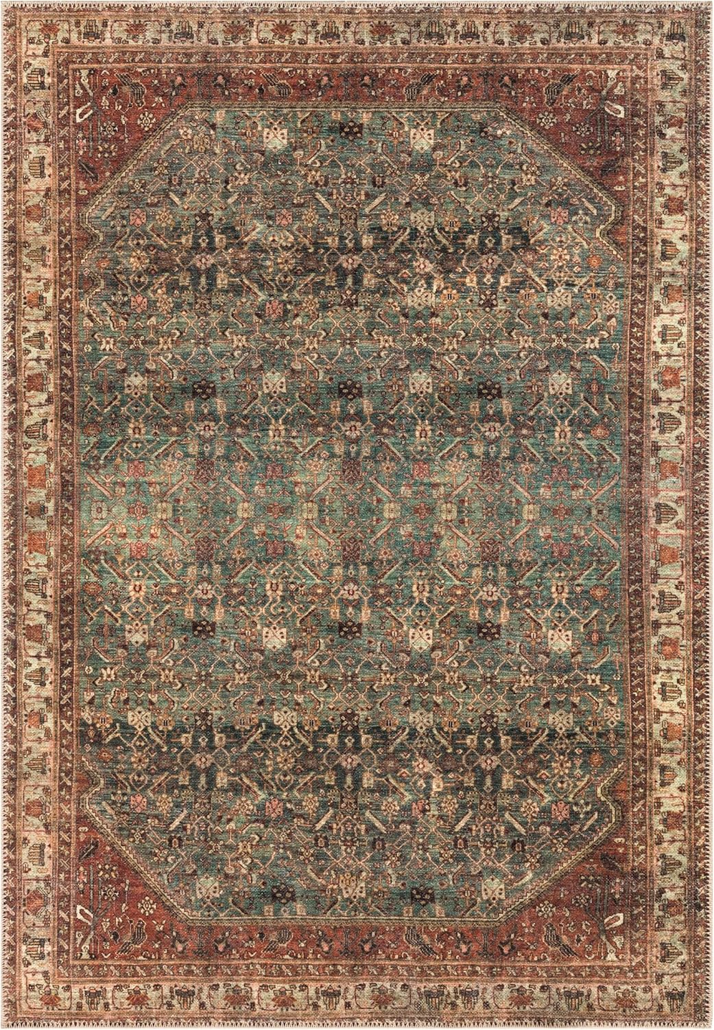 Keen Home Design 3x5 Rug - Machine Washable Entry Rug with Non-Slip Backing, Ideal for Enteryway