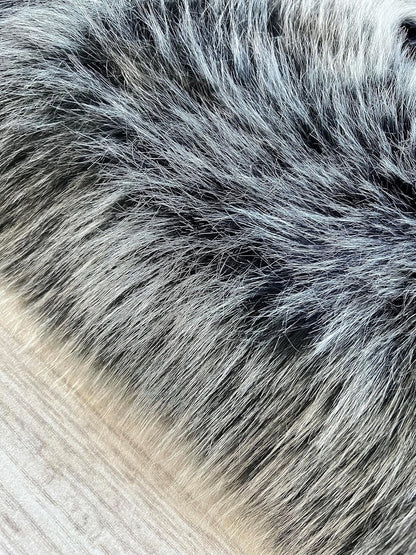 LAMBZY Faux Sheepskin Super Soft Hypoallergenic Free Shape Silky Shag Rug, Luxury Shaggy Silky