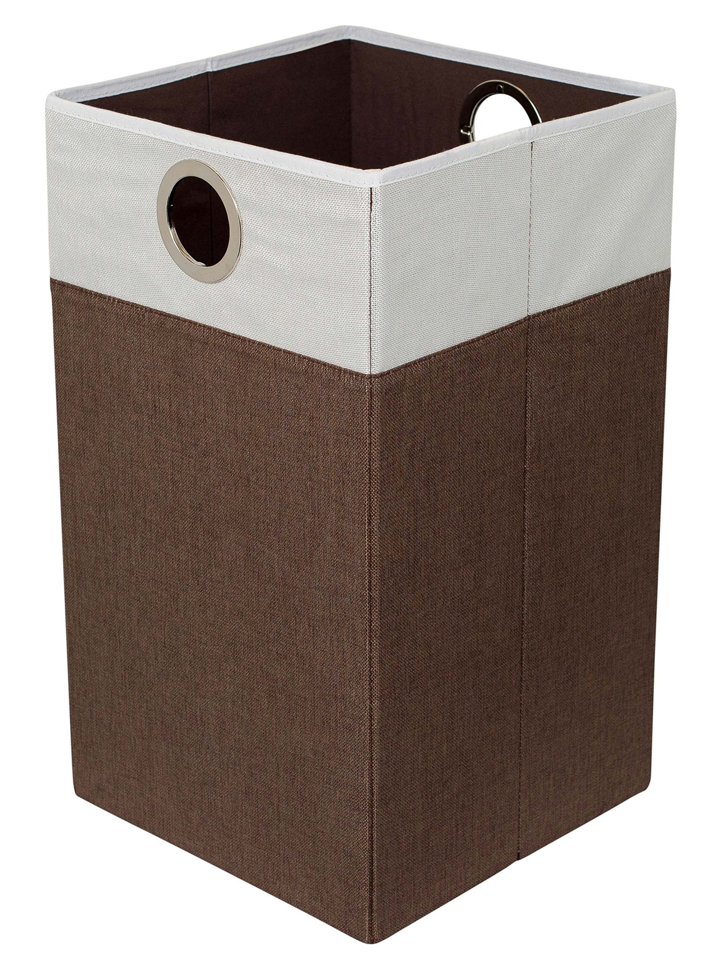 BIRDROCK HOME Folding Cloth Laundry Hamper with Handles - Dirty Clothes Sorter - Easy Storage