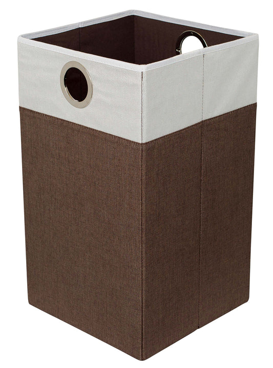 BIRDROCK HOME Folding Cloth Laundry Hamper with Handles - Dirty Clothes Sorter - Easy Storage