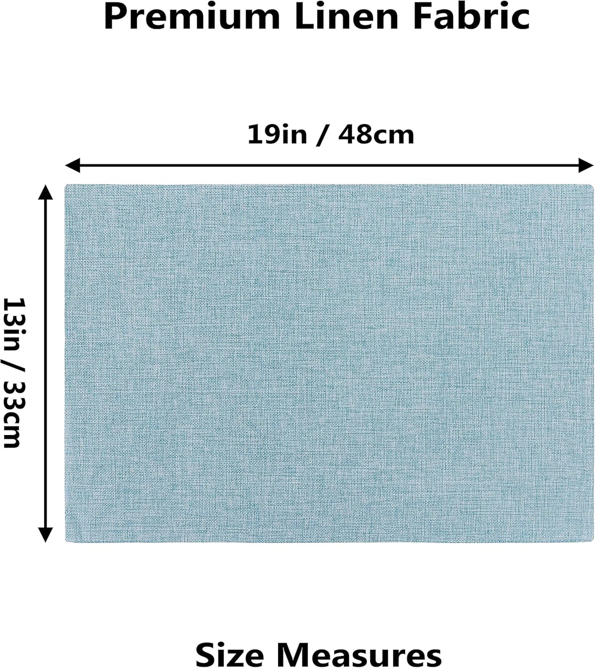 Home Brilliant Cloth Placemats Set of 4 for Holiday Dinner Linen Placemat Heat Resistant Dining