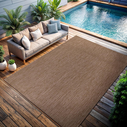 CAMILSON Outdoor Rug 8x10 Modern Area Rugs for Indoor and Outdoor Patios and Porches - Waterproof