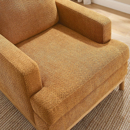 Oversized Accent Chair, Mid Century Modern Upholstered Armchair for Living Room, Comfy Chair for