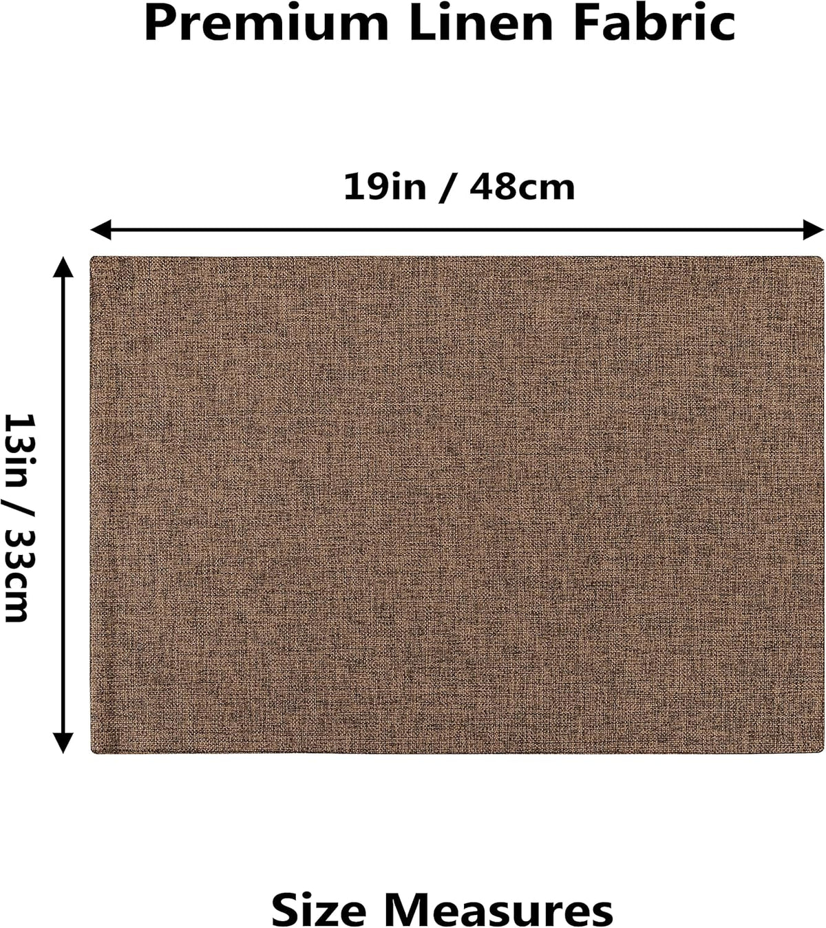 Home Brilliant Set of 6 Placemats Heat Resistant Dining Table Cloth Place Mats Kitchen Table Mats