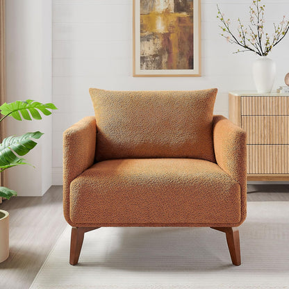 Oversized Accent Chair Modern Boucle Armchair for Living Room Sets of 2 - 37" Wide & Cozy Reading