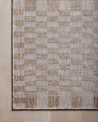 Loloi Amber Lewis Topanga Collection TOP-03 Natural/Dove 2'-3" x 3'-9" Indoor/Outdoor Area Rug