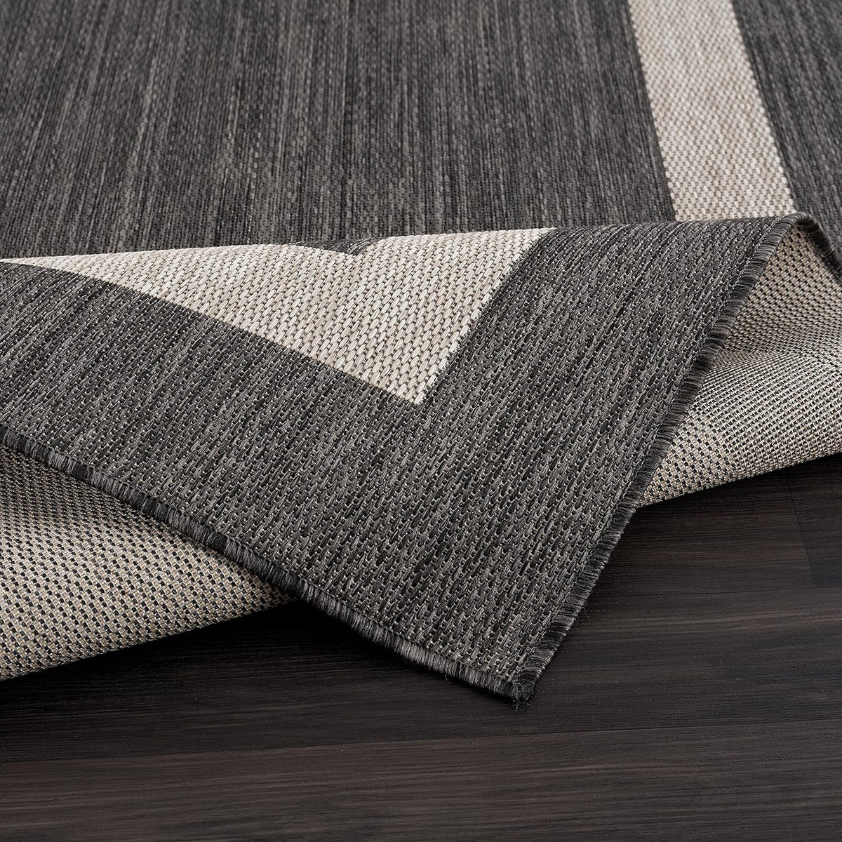 CAMILSON Outdoor Rug 9x12, Large Modern Outside Rugs for Patios Porches Waterproof Durable Washable