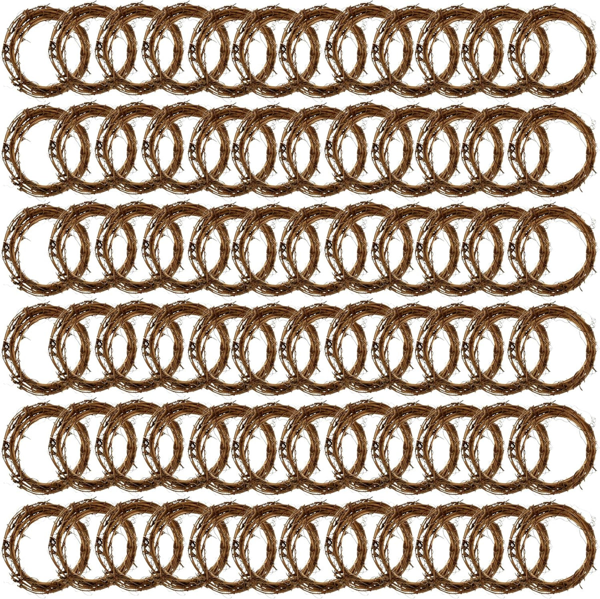 3" Natural Grapevine Wreath by Ashland - Ready-to-Decorate Rustic Home Decor for Weddings
