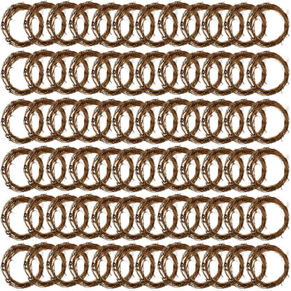3" Natural Grapevine Wreath by Ashland - Ready-to-Decorate Rustic Home Decor for Weddings
