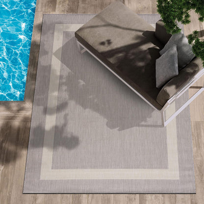 CAMILSON Outdoor Rug 9x12,Large Modern Outside Rugs for Patios Porches Waterproof Durable Washable