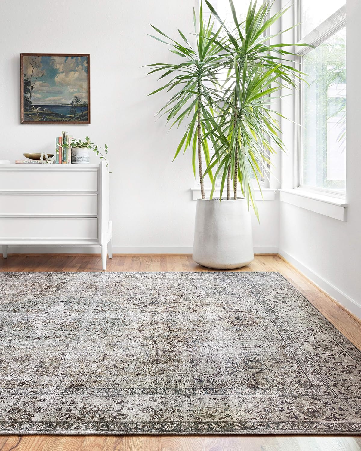 Loloi Layla Collection LAY-06 Taupe/Stone 9'-0" x 12'-0" .13" Thick Area Rug, Soft, Durable