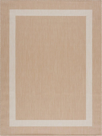 CAMILSON Outdoor Rug 9x12, Large Modern Outside Rugs for Patios Porches Waterproof Durable Washable
