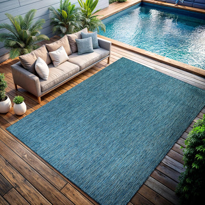 CAMILSON Outdoor Rug 9x12 Modern Area Rugs for Large Indoor and Outdoor Patios and Porches
