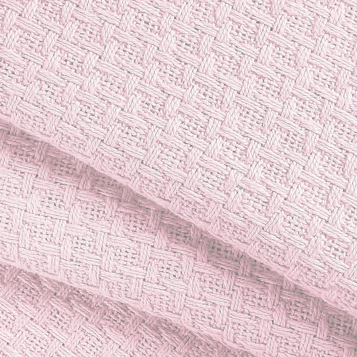BELIZZI HOME 100 Cotton Bed Blanket, Breathable Bed Blanket Twin Size, Cotton Thermal Blankets