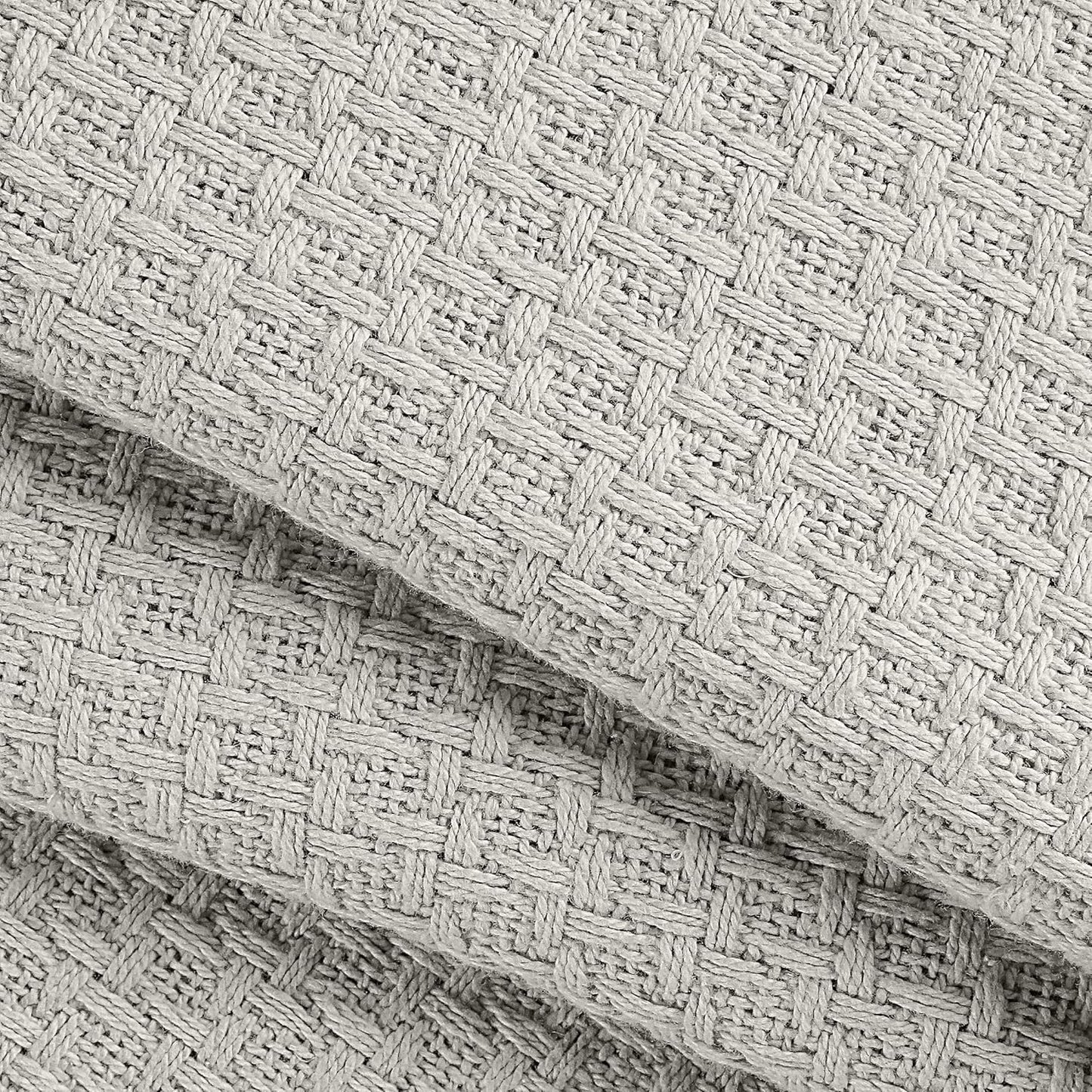 BELIZZI HOME 100% Cotton Bed Blanket, Breathable Bed Blanket King Size, Cotton Thermal Blankets