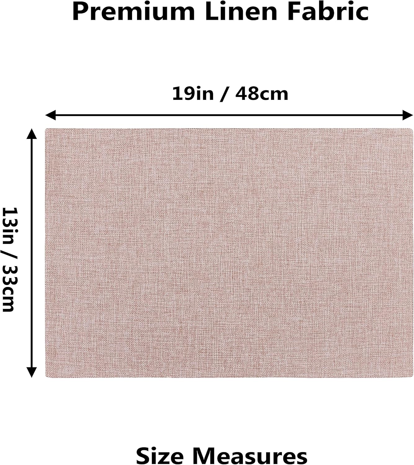 Home Brilliant Placemats Set of 4 Heat Resistant Dining Table Place Mats for Kitchen Table Party