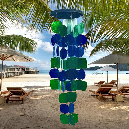 Bellaa 24858 Wind Chimes Outdoor, Garden Decorations, Musical, Indoor/Outside Windchimes, Beach