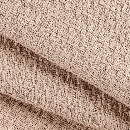 Elvana Home 100% Cotton Bed Blanket, Breathable Bed Blanket Twin Size, Cotton Thermal Blankets