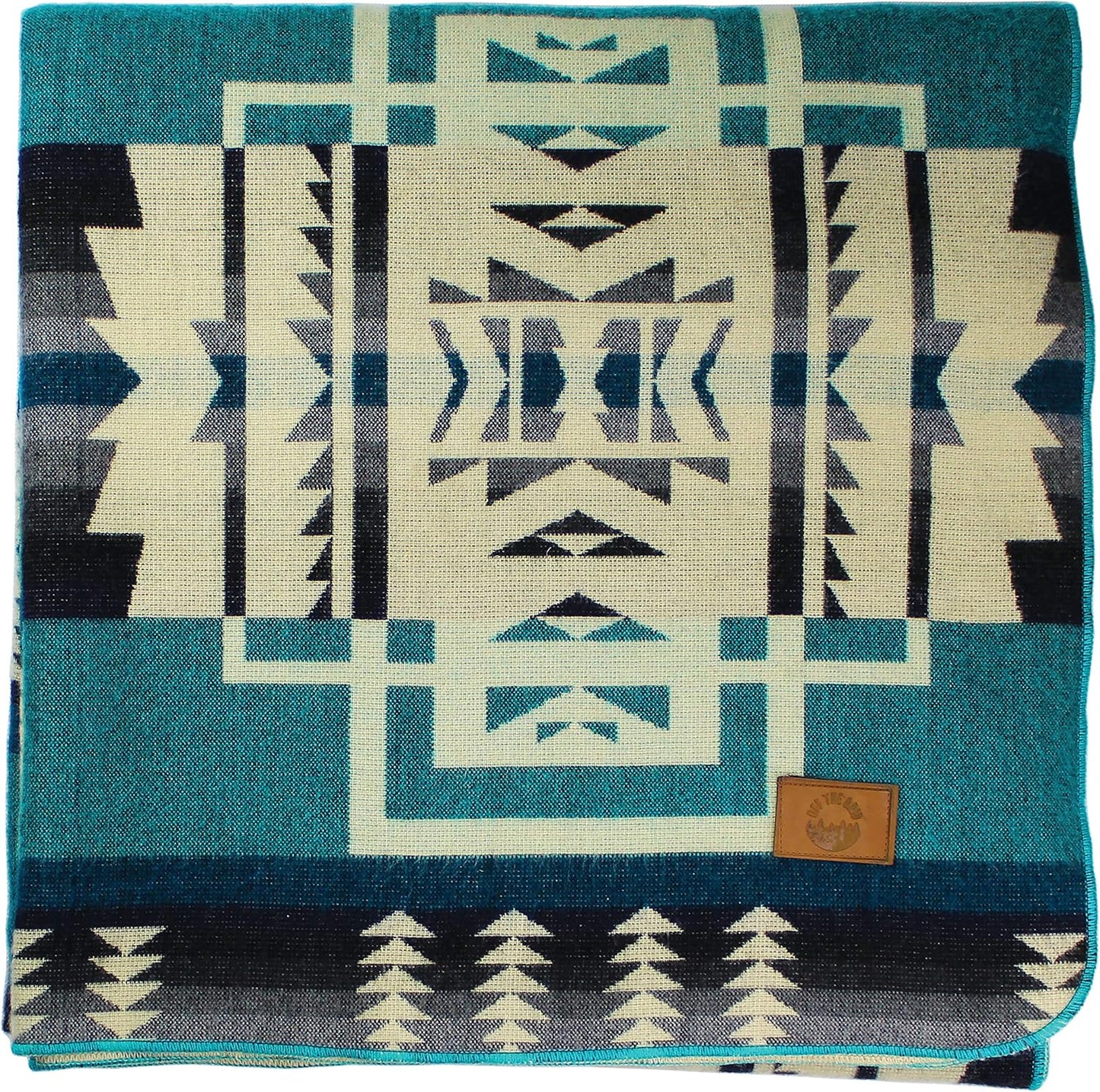 Inca Aztec Throw, Queen, King Blanket | Southwest Indian Navajo Boho Style | Native Cover for