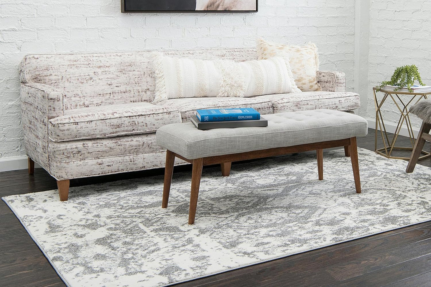 Unique Loom Rosso Collection Vintage, Geometric, Bohemian, Traditional, Distressed, Southwestern