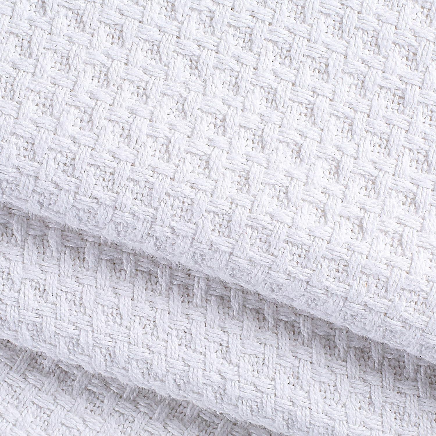 Elvana Home 100% Cotton Bed Blanket, Breathable Bed Blanket Twin Size, Cotton Thermal Blankets