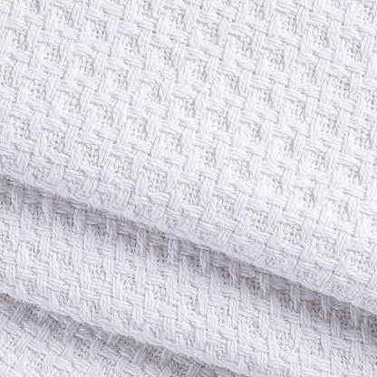 Elvana Home 100% Cotton Bed Blanket, Breathable Bed Blanket Full - Queen Size, Cotton Thermal