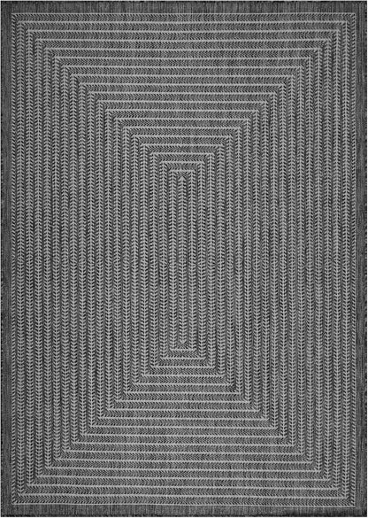 Adiva Rugs Outdoor Indoor Area Rug, Weather Resistant, Easy to Clean, Stain Resistant Floor Mat for