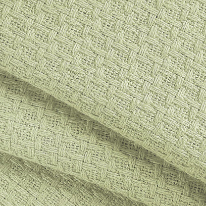 BELIZZI HOME 100% Cotton Bed Blanket, Breathable Bed Blanket Full Queen Size, Cotton Thermal