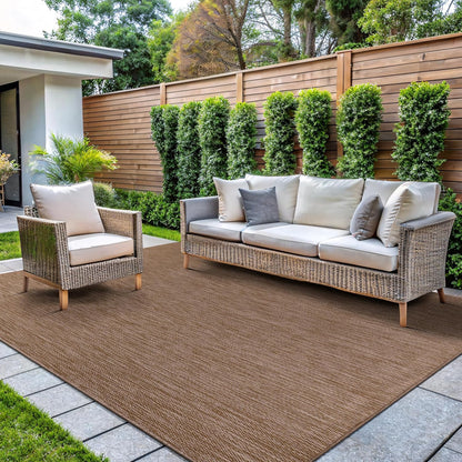 CAMILSON Outdoor Rug 8x10 Modern Area Rugs for Indoor and Outdoor Patios and Porches - Waterproof