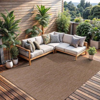 CAMILSON Outdoor Rug 6x9 Modern Area Rugs for Indoor and Outdoor Patios and Porches - Waterproof