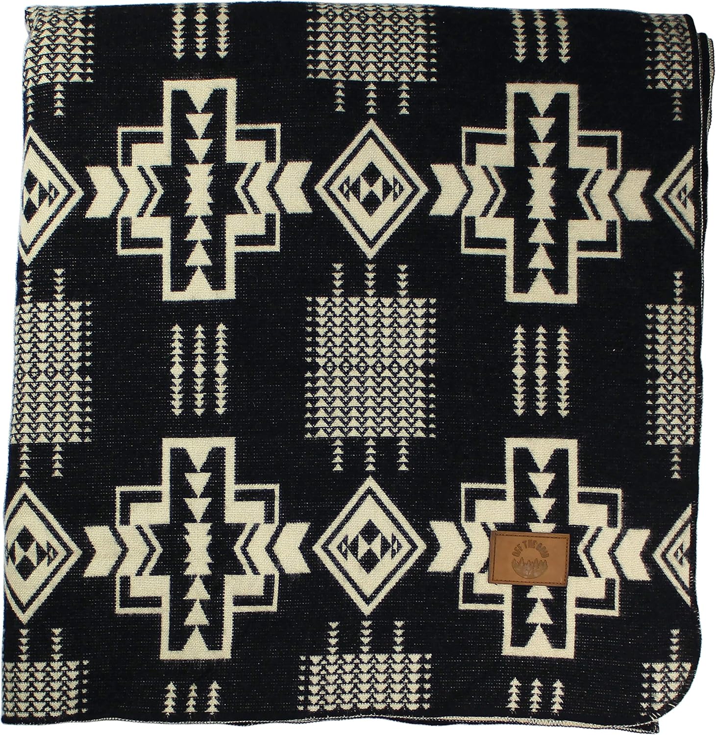Inca Aztec Throw, Queen, King Blanket | Southwest Indian Navajo Boho Style | Native Cover for
