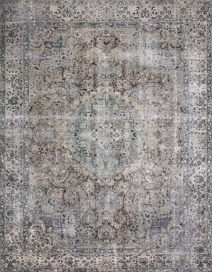 Loloi Layla Collection LAY-06 Taupe/Stone 9'-0" x 12'-0" .13" Thick Area Rug, Soft, Durable