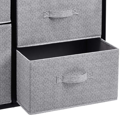 Amazon Basics Closet Organizer with 5-Fabric Storage Drawers for Bedroom, Living Room, Black